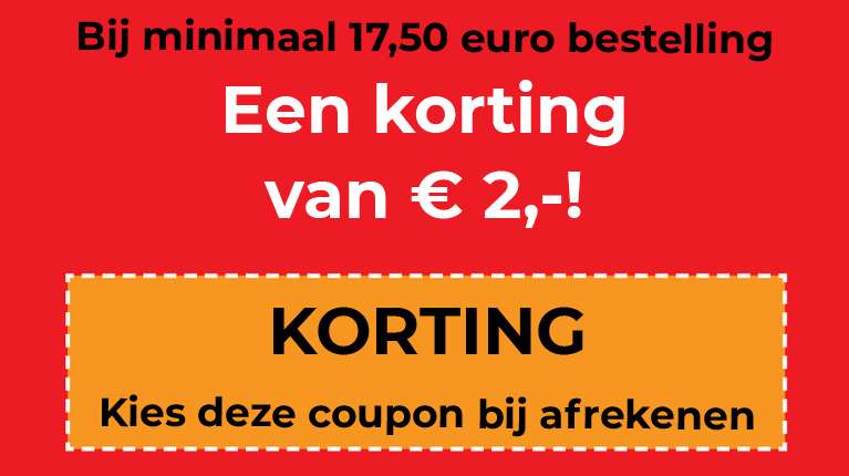 KORTING 2€